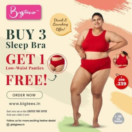 Buy 3 Bra - Get 1 Low Waist Panties Free