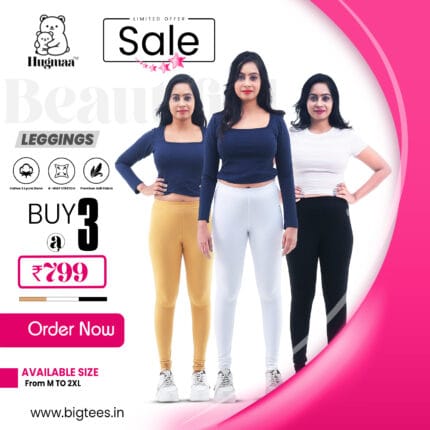 Buy 3 Leggings @ Rs.799