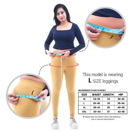 Churidhar leggings for women, sizes M to 2XL